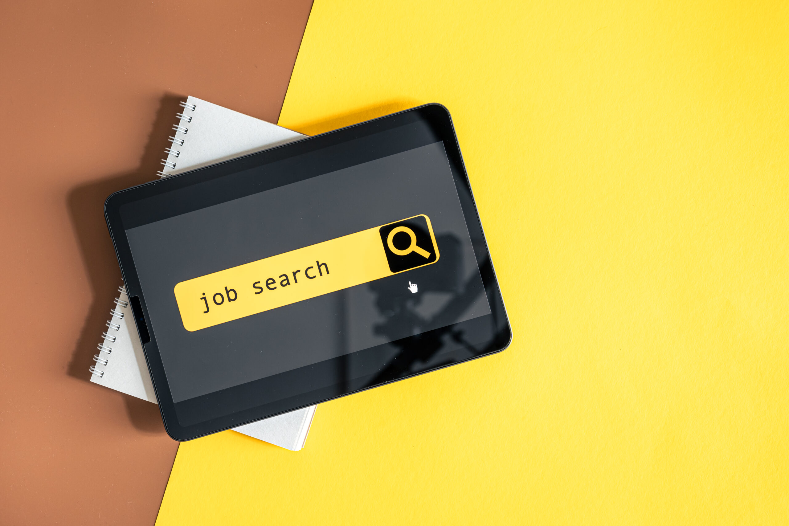 search job on screen